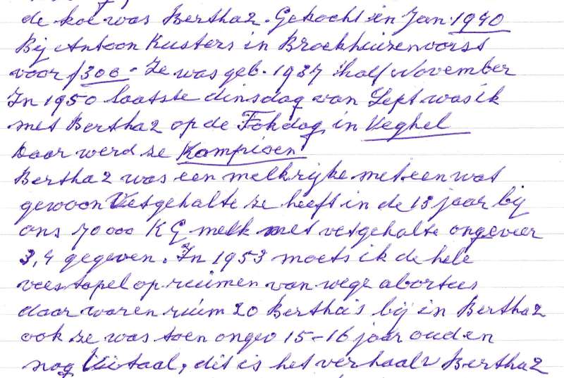 brief van Martien Hanenberg