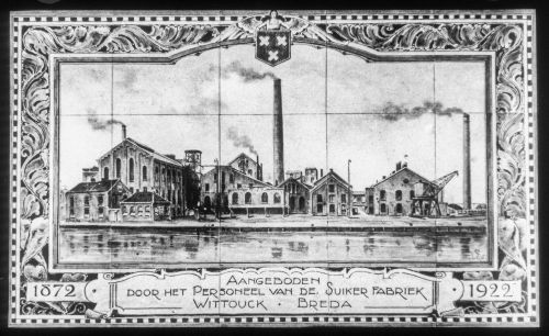 Tegeltableau CSM Suikerfabriek Wittouck, 1922 (Archief Suikerfabriek, bron: Stadsarchief Breda)