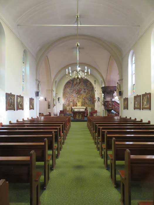 In de de kerk van Sint Hubert (foto: BHIC / Frans van de Pol)