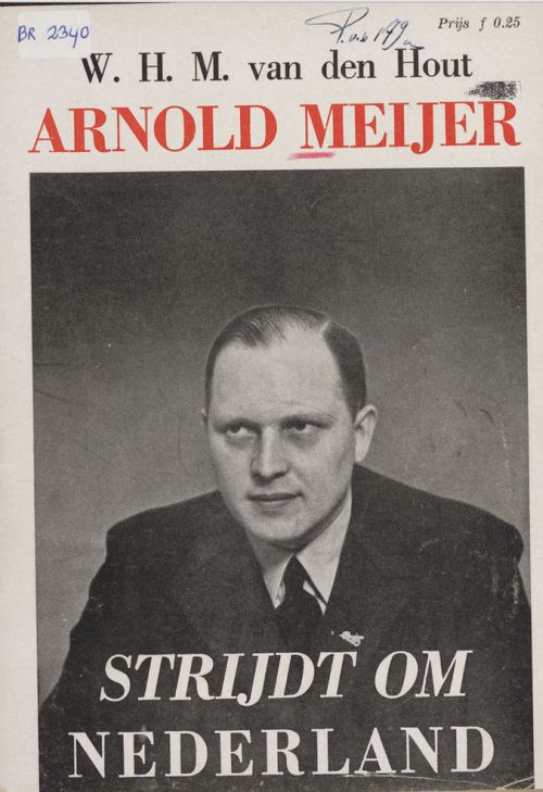 Arnold Meijer op de kaft van het boek 
