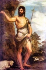 Johannes de Doper door Titiaan