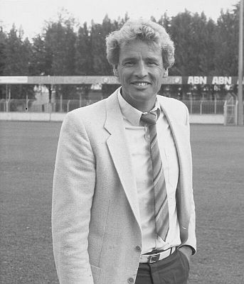 Hans Verel, RBC-trainer in 1986, het jaar van de bekerfinale. Foto: Gemeentearchief Roosendaal, nr. K10951
