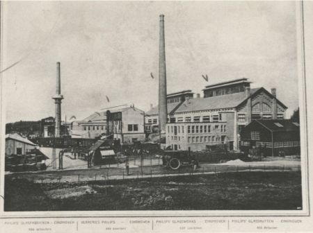 De glasfabriek van Philips (bron: RHCe)