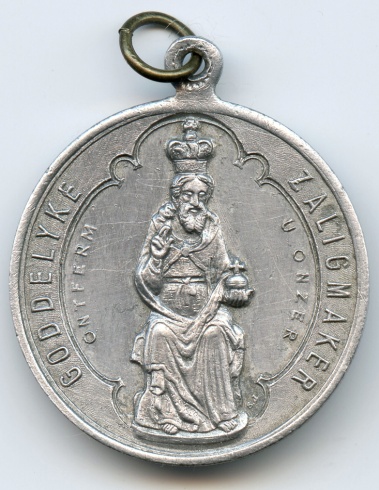 Medaille, achterzijde