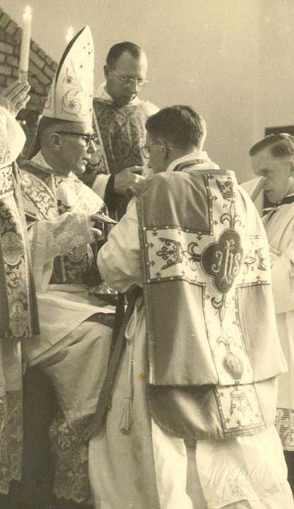 Priesterwijding van Bert Lammers (coll. H. van Laarhoven-Lammers)