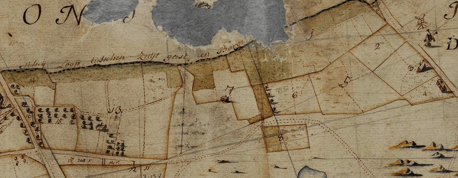 Bron: Kaart H. Adan, 1770. West-Brabants Archief