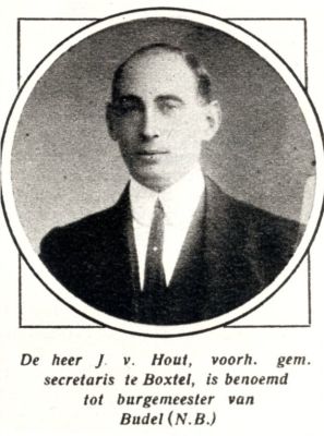 Burgemeester Van Hout, 1927-1943 (bron: RHCe)