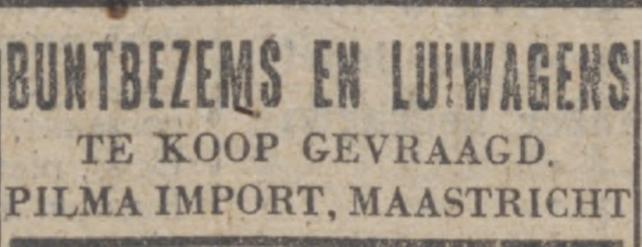 Advertentie in De Zuid-Willemsvaart, 27 mei 1943