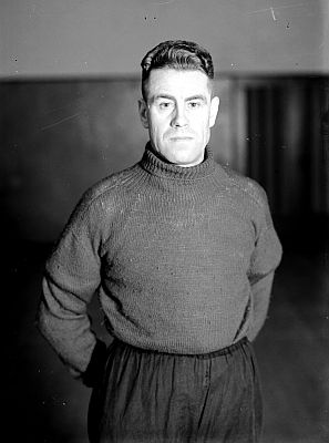 Trainer C.H. Jackson van BVV in 1936. Foto: Stadsarchief 's-Hertogenbosch, nr. 0025525.