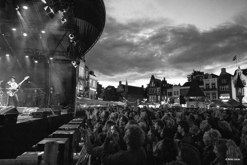 Optreden op de Markt tijdens Jazz in Duketown (foto: © Arno Lucas)
