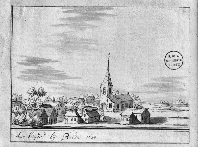 1634 dorpsgezicht door J Stellingwerf - Rijksdienst voor het Cultureel Erfgoed / Documentnummer 1375 (2)