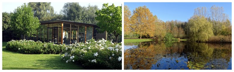 Orangerie en waterpartij Landgoed Den Vaertcant ©Wim van der Woning