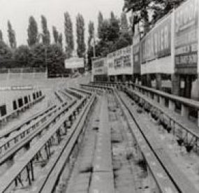 De oude tribunes van NAC in 1964