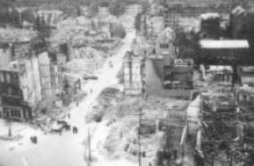 een stukje Rotterdam na het bombardement