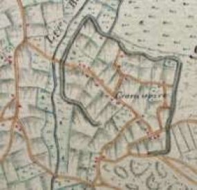 De ringdijk van Cromvoirt in 1740