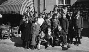 Schoolreisje naar Valkenburg, 1938