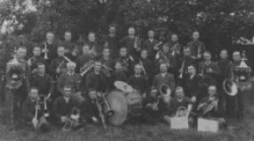 De fanfare in 1897 (foto website OBK)