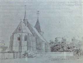 Kerk van Heesch anno 1740