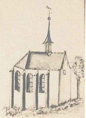 De kerk van Maren in 1788