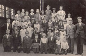Schoolfoto Sint Hubert, 1937