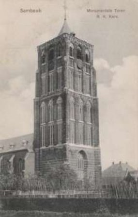 Kerktoren van Sambeek, 1908
