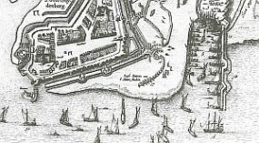De kaart van 1593