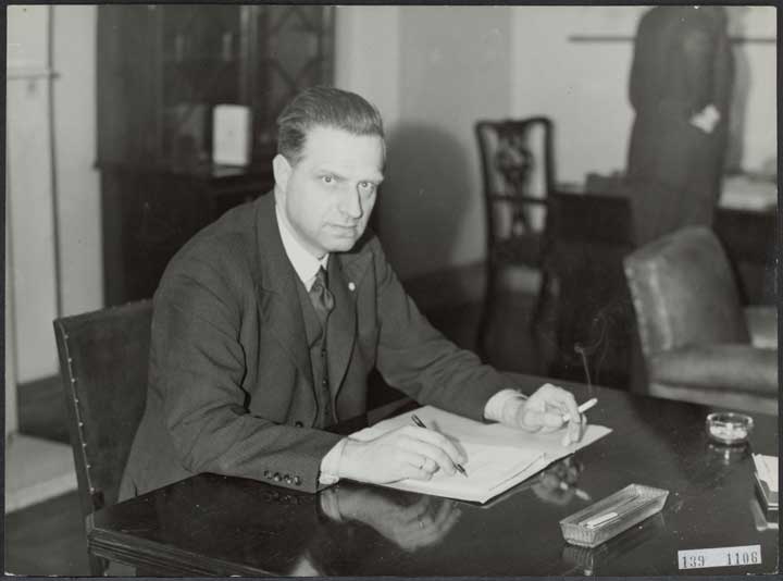 Hans Gispen (Foto: Rijksvoorlichtingsdienst, bron: Nationaal Archief)