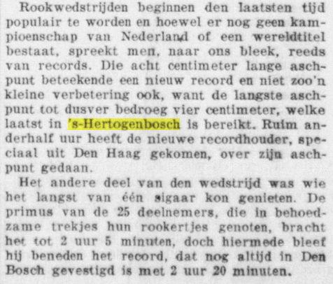De Telegraaf, 24 april 1937 (bron: Delpher)