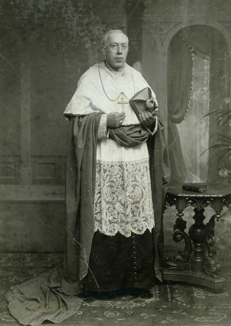 Mgr. A.F. Diepen ten tijde van zijn benoeming tot co-adjutor van het bisdom 's-Hertogenbosch (foto: Pierre Wijnen. Bron: BHIC, fotonummer FCBA04130000) 