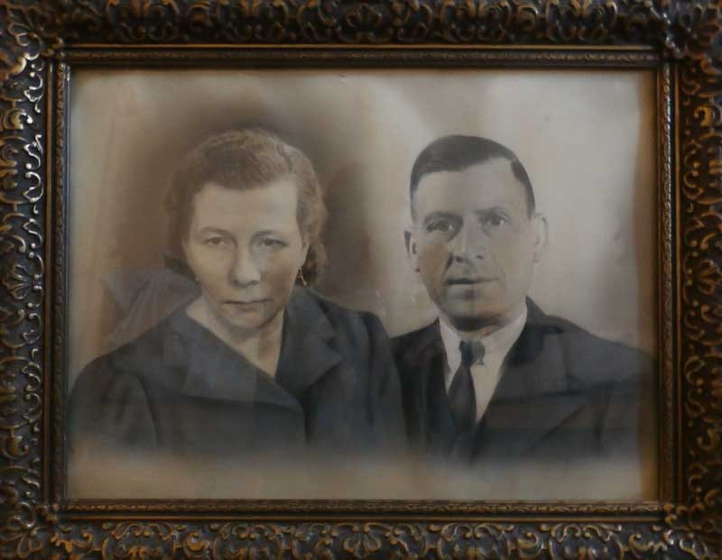 De enige foto uit de nalatenschap van Wim Salfischberger en echtgenote Ida van den Dunge
