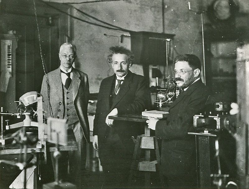 Einstein met Zeeman en Ehrenfest