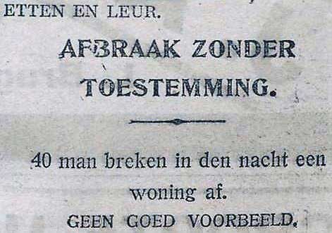 Bron: Dagblad van Noord-Brabant, 9 januari 1926