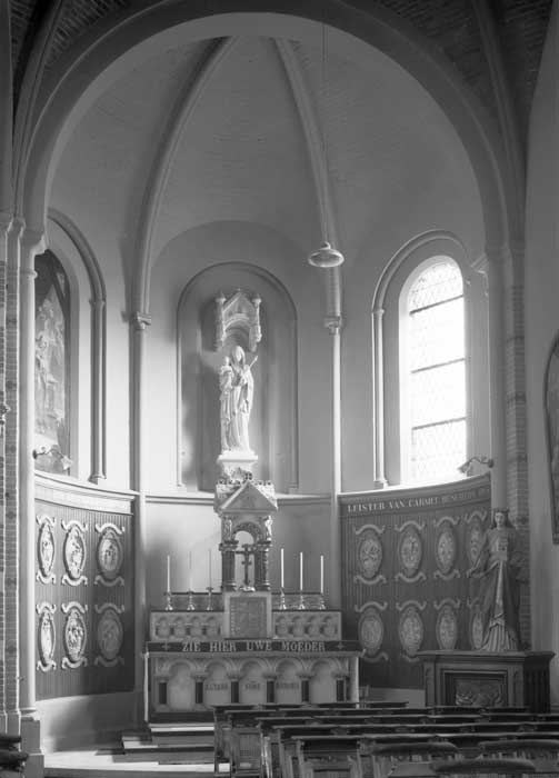 Maria-altaar in de Vughtse St.-Petruskerk (BHIC, collectie Fotopersbureau Het Zuiden, nr.  1634-009182
