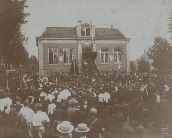 Feestelijkheden rondom het 25-jarig ambtsjubileum van burgemeester Schijvens (14-05-1906)
