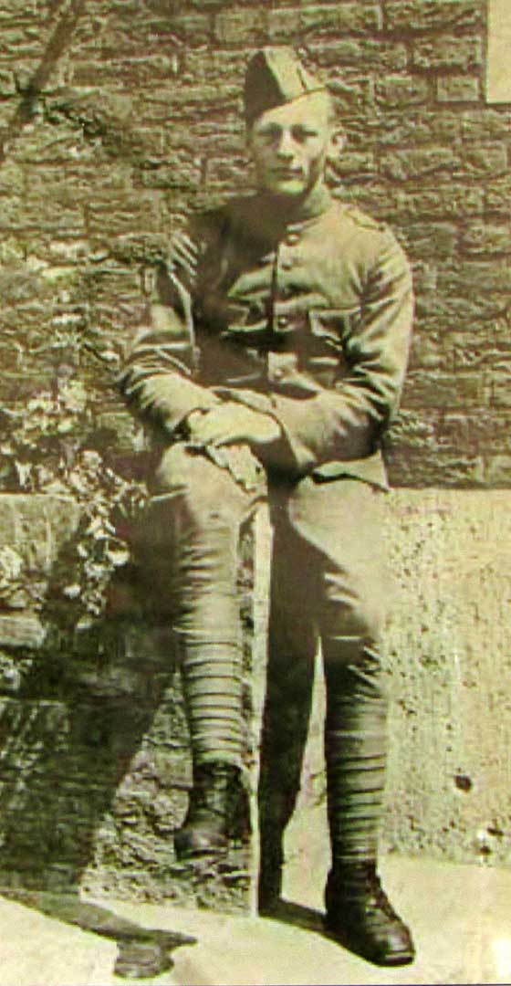 Jan Beekmans in uniform