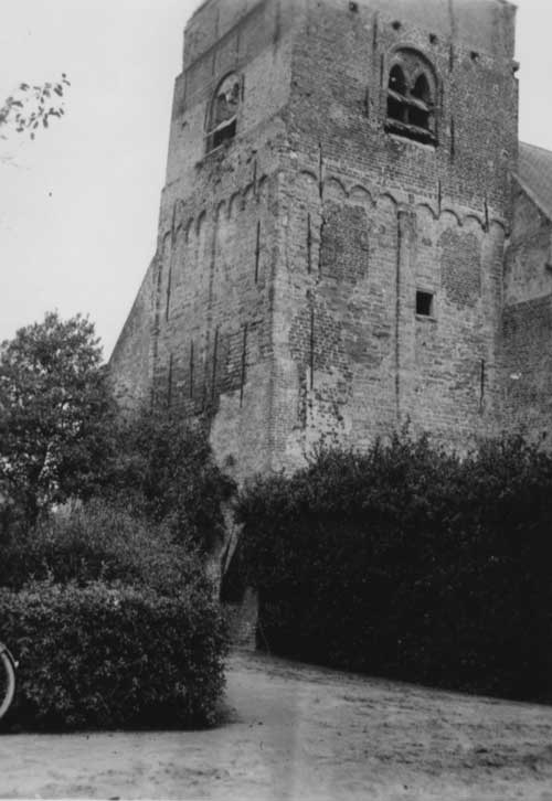 Hedikhuizen, De kerk van Hedikhuizen, 1936 (Salha, hsd06741)