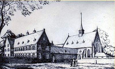 Wilhemietenklooster te Huijbergen, circa 1700