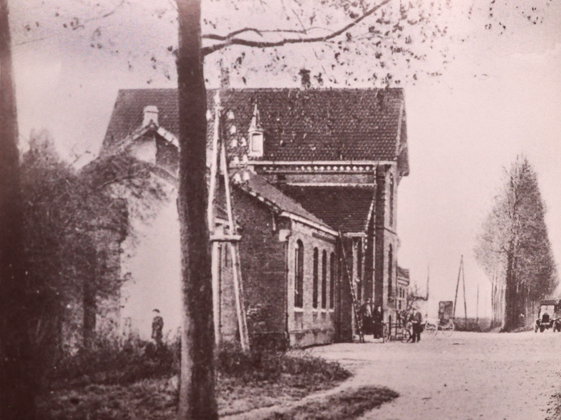 Het treinstation van Boxmeer zoals het er begin vorige eeuw uitzag. Foto uit: Oud Boxmeer in Beeld