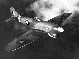 Hawker Tempest V. Foto: RAF. Bron: Wikimedia Commons