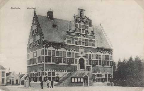 Het stadhuis, 1915