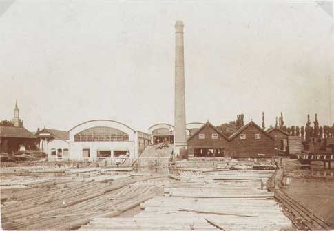 Houtzagerij vh Joh. van der Made en Zn. opgericht in 1852, 1910