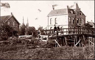 De eerste fabriek van De Haes, 1906 (bron: HKK Myerle)