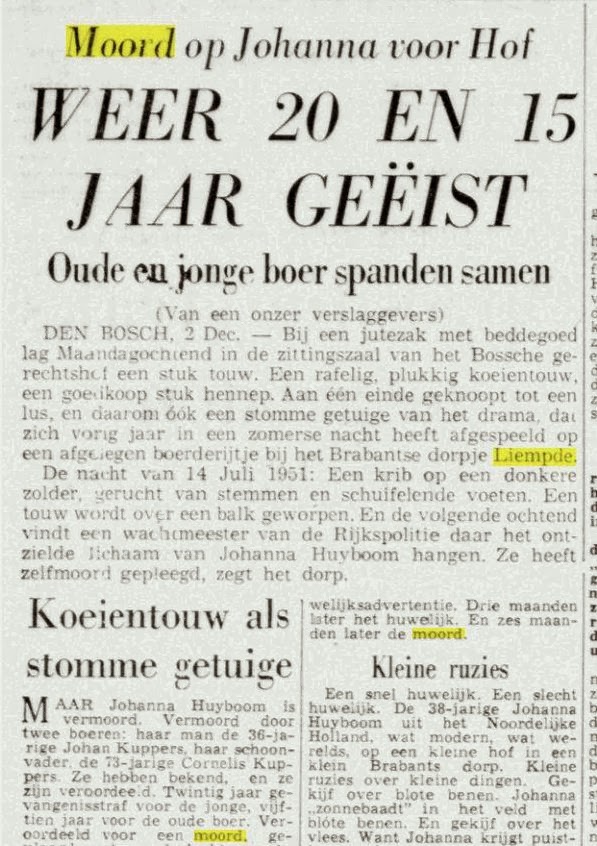 Telegraaf, 2 december 1952 (via Delpher)