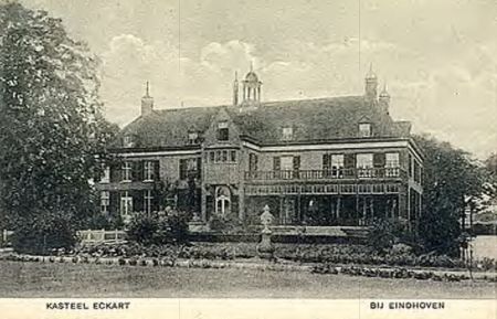 Kasteel Eckart, ca 1922 (bron: Collectie Van Poppel, Regionaal Historisch Centrum Eindhoven)