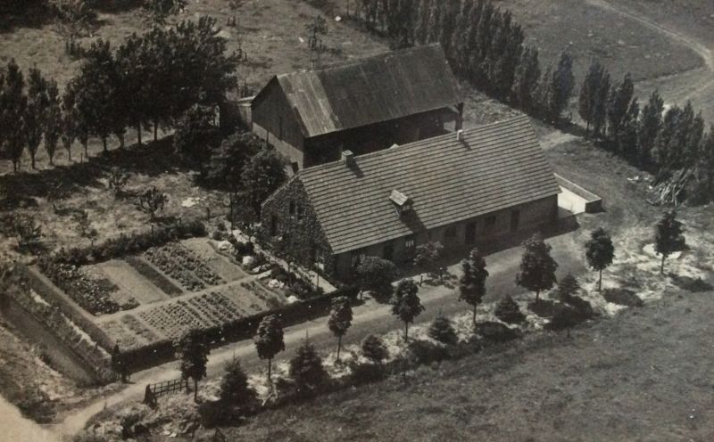De boerderij van Jan van den Hengel in D'n Brand in Oss ca 1950.
