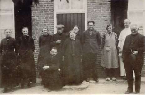 Berlicum, Spurkstraat; de familie Smulders in 1936