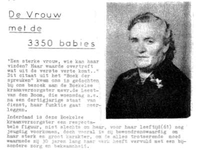Fragment van De Knollentuin, december 1960