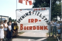 opening van het fietspad van Boerdonk naar Erp in 1986