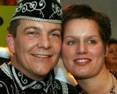 Het prinsenpaar uit 2007-2008. Foto: website Germelaand