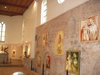Interieur van het oud Vincentiuskerkje
